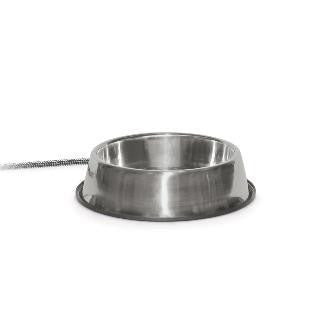 K&H Thermal Bowl Stainless Steel 120 oz. 25 Watts Online Sale