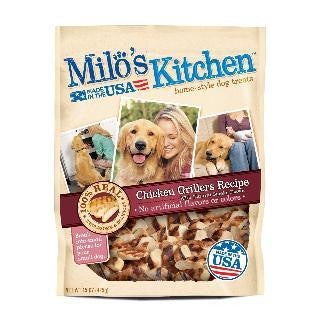 Milo s Kitchen Chicken Grillers Chicken Recipe With Natural Smoke Flavor Dog Treats, 12-2.7Z Online Sale