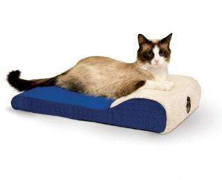 K&H Ultra Memory Blue Chaise Lounger 14x22 For Cheap