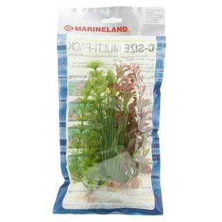 Marineland Multi-Pack C1 Plastic Aquarium Plants 4pk Supply