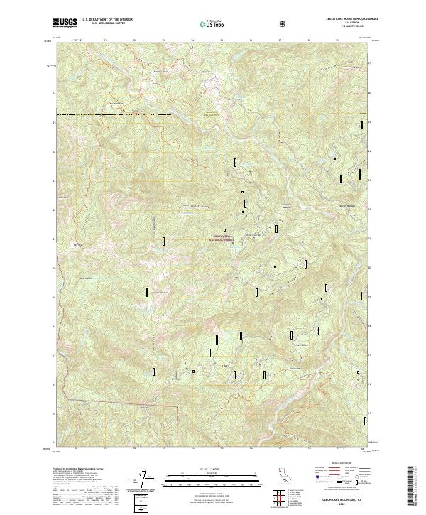 US Topo 7.5-minute map for Leech Lake Mountain CA Supply