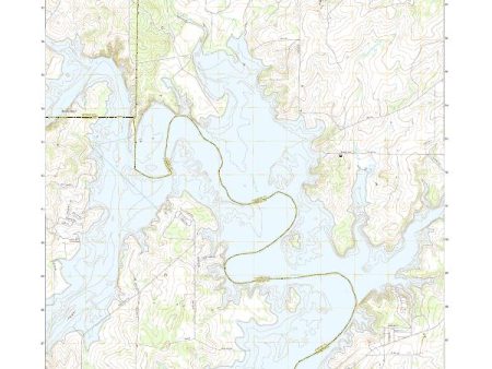 US Topo 7.5-minute map for O.H. Ivie Reservoir TX Supply