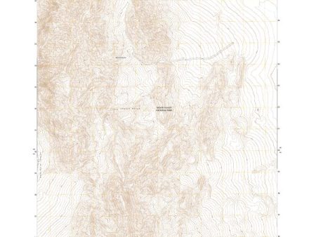 US Topo 7.5-minute map for Last Chance Range SE CA For Discount