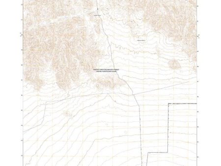 US Topo 7.5-minute map for Lead Mountain SW CA on Sale