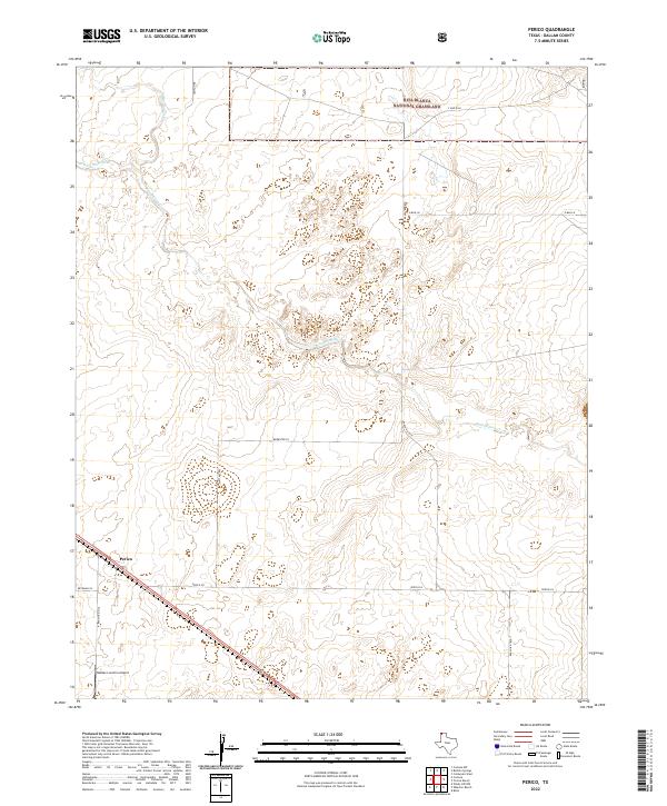 US Topo 7.5-minute map for Perico TX For Cheap