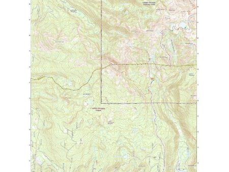 US Topo 7.5-minute map for Lassen Peak CA For Cheap