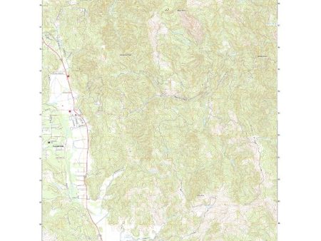 US Topo 7.5-minute map for Laytonville CA Fashion