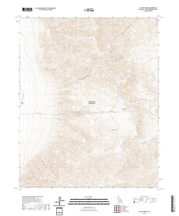 US Topo 7.5-minute map for Layton Spring CA Online Hot Sale