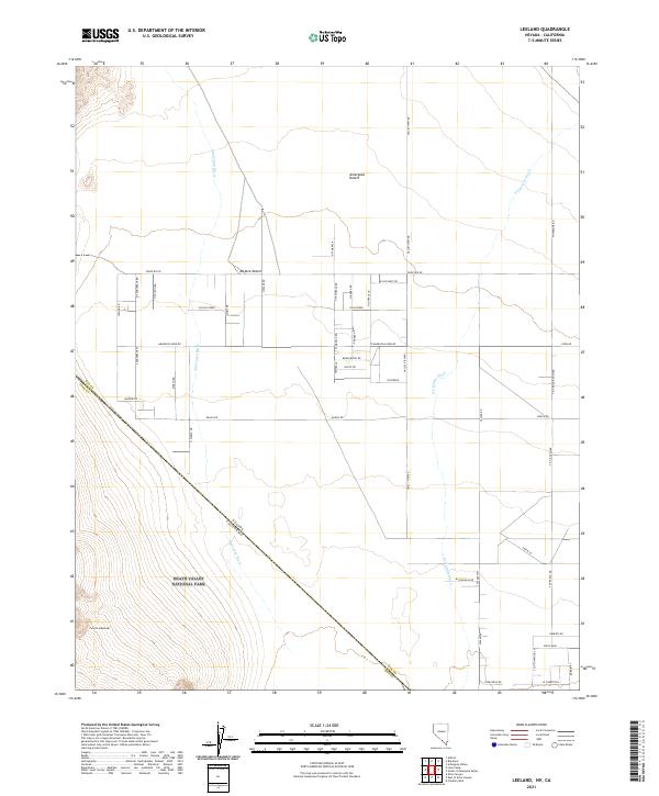 US Topo 7.5-minute map for Leeland NVCA Hot on Sale