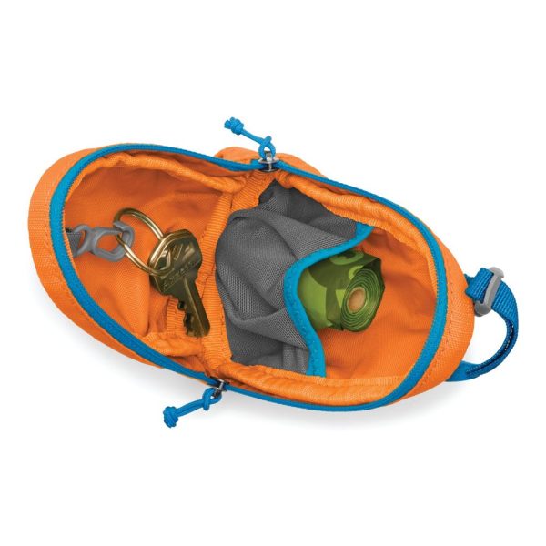 Ruffwear Stash Bag Multi-Function Dog Poop Bag Dispenser (Orange Poppy) Online