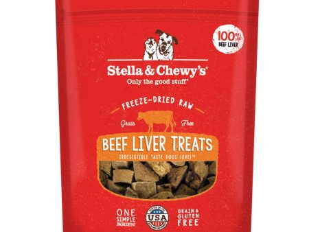 Stella & Chewy’s Beef Liver Single Ingredient Grain-Free Freeze-Dried Dog Treats 3oz For Discount