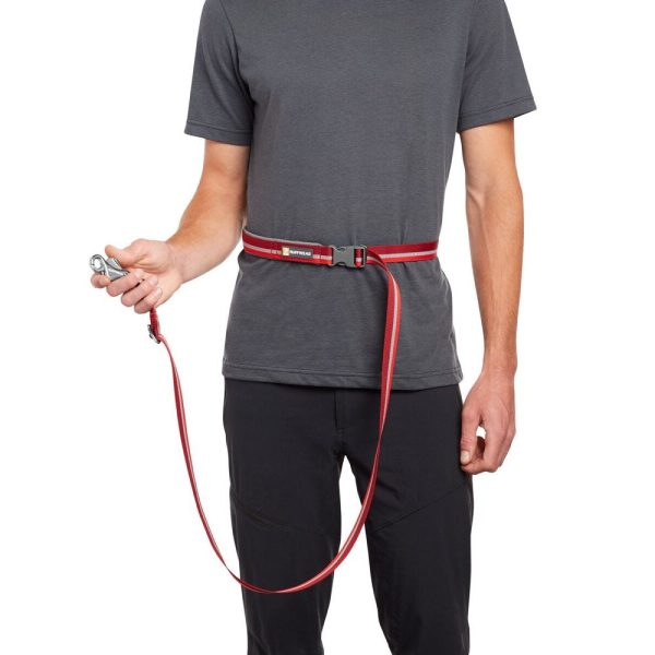 Ruffwear Crag Reflective Multi-Function Dog Leash (Cindercone Red) Hot on Sale