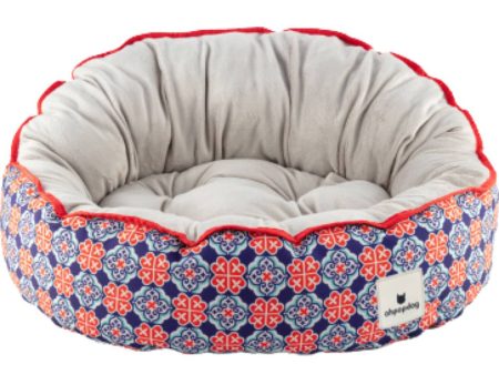 Ohpopdog Heritage Reversible Dog Bed (Royal Blue 150) Supply