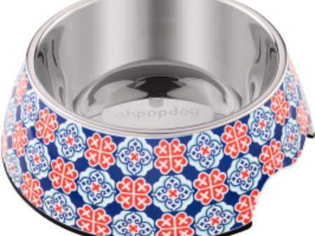 Ohpopdog Heritage Non-Slip Dog Bowl (Royal Blue 150) Online now