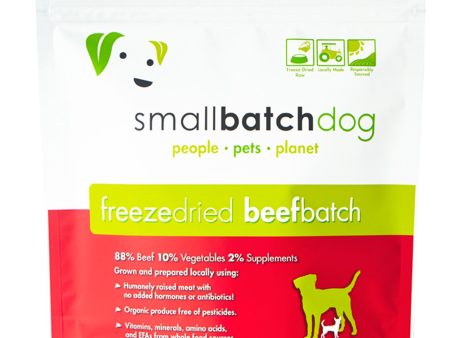 BUNDLE DEAL : Smallbatch Beef Batch Sliders Freeze Dried Dog Food 14oz Discount