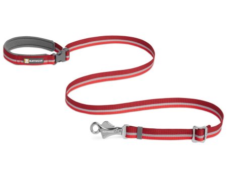 Ruffwear Crag Reflective Multi-Function Dog Leash (Cindercone Red) Hot on Sale