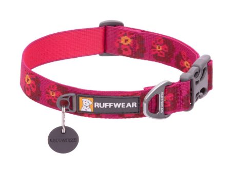 Ruffwear Flat Out Patterned Dog Collar (Alpenglow Burst) Cheap