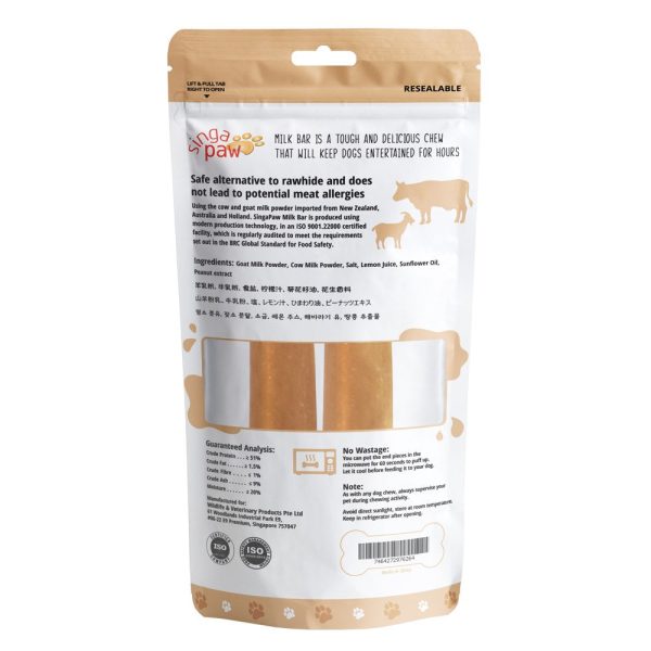 35% OFF: Singapaw Milk Bar Peanut Dog Chew For Discount