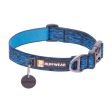 Ruffwear Flat Out Patterned Dog Collar (Oceanic Distortion) Online Sale