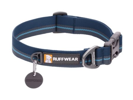 Ruffwear Flat Out Patterned Dog Collar (Blue Horizon) Discount