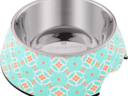 Ohpopdog Heritage Non-Slip Dog Bowl (Straits Mint 17) Cheap