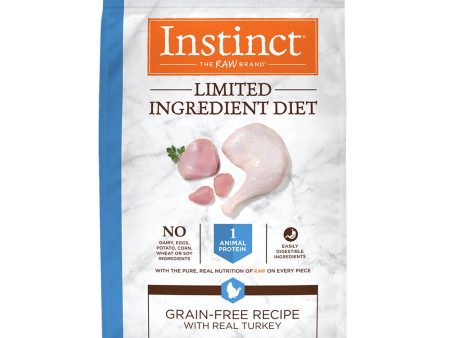 Instinct Limited Ingredient Diet Real Turkey Grain-Free Dry Dog Food 4lb (Exp 13Oct23) Fashion