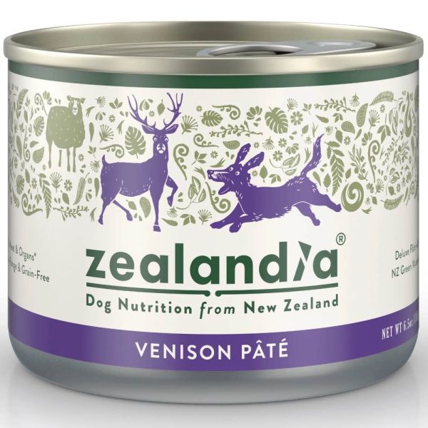 30% OFF: Zealandia Wild Venison Pate Grain-Free Adult Canned Dog Food 185g Online