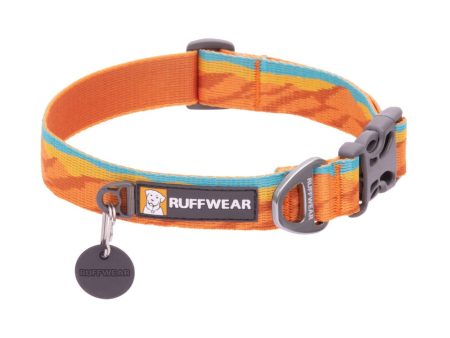 Ruffwear Flat Out Patterned Dog Collar (Fall Mountains) Cheap