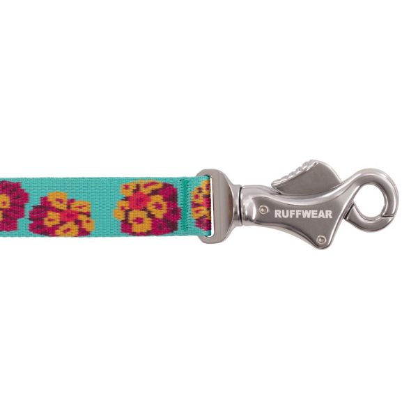 Ruffwear Flat Out Patterned Multi-Function Dog Leash (Spring Burst) on Sale