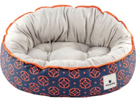 Ohpopdog Heritage Reversible Dog Bed (Baba Navy 150) Cheap