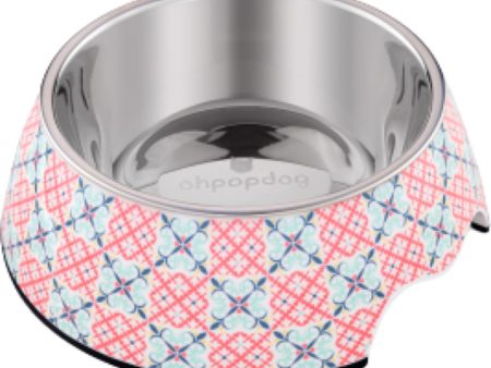 Ohpopdog Heritage Non-Slip Dog Bowl (Bibik Pink 14) Online now