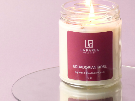 Ecuadorian Rose Scented Soy Candle Sale